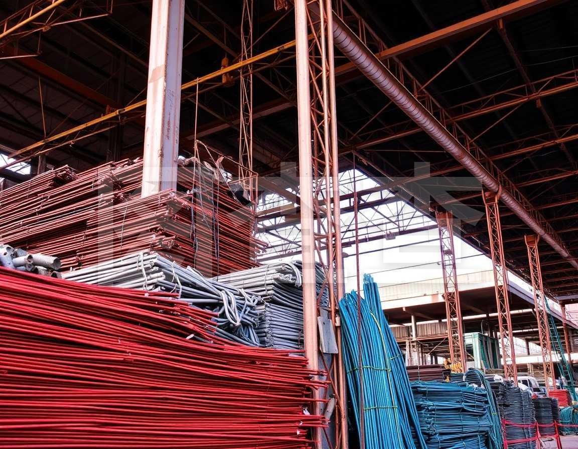 建筑工地鐵質(zhì)建筑材料